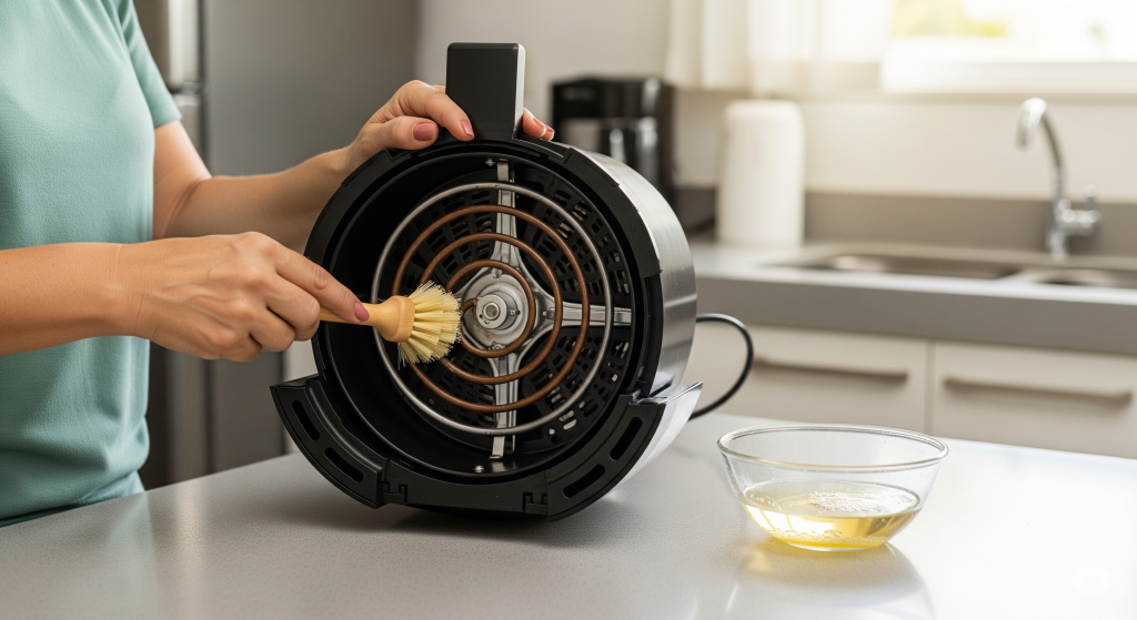 como limpar airfryer
