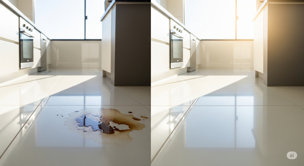 como tirar mancha de porcelanato