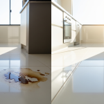 como tirar mancha de porcelanato