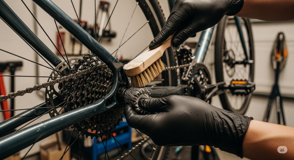 como limpar a bicicleta