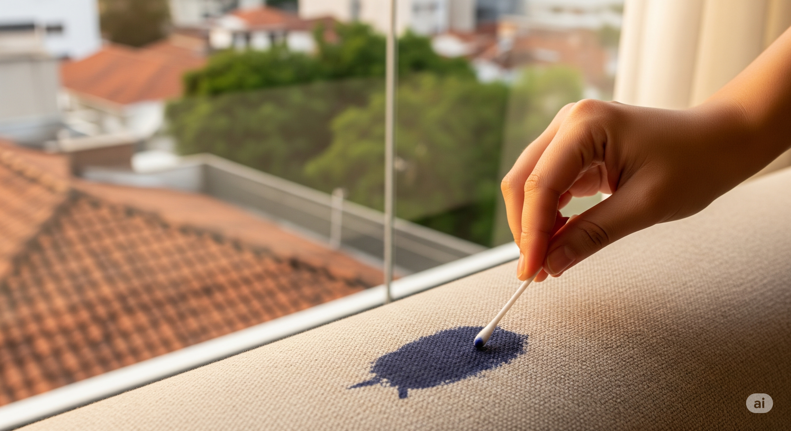 Como tirar tinta de caneta do sofá